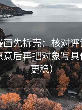 读香蕉漫画先拆壳：核对评论区是不是改写原意后再把对象写具体（读完更稳）