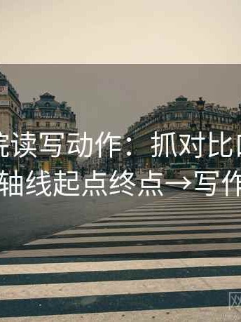 神马影院读写动作：抓对比口径齐吗→读全轴线起点终点→写作也能用